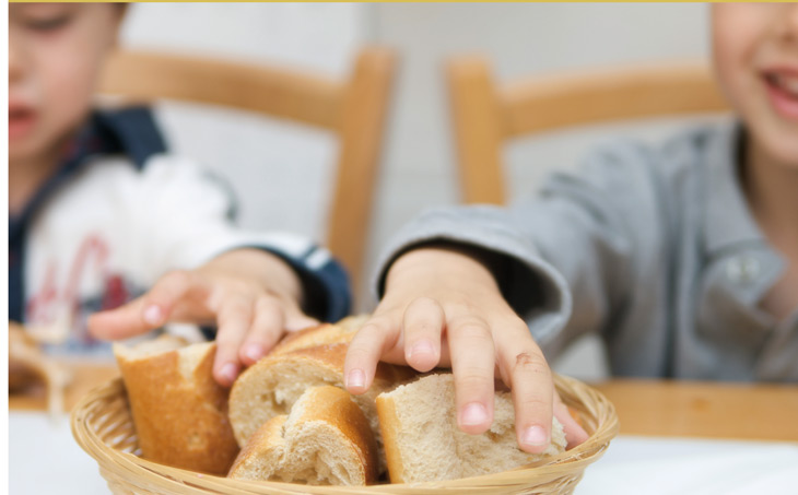 Pan para cada día en la alimentación infantil