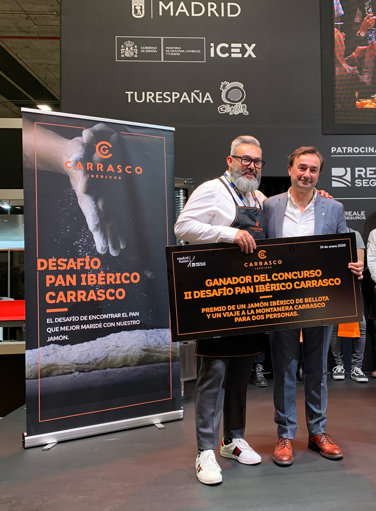 Roberto Fernández de Crosta Ogitegia gana el premio al mejor pan en el II Desafío Pan Ibérico Carrasco de Madrid Fusión